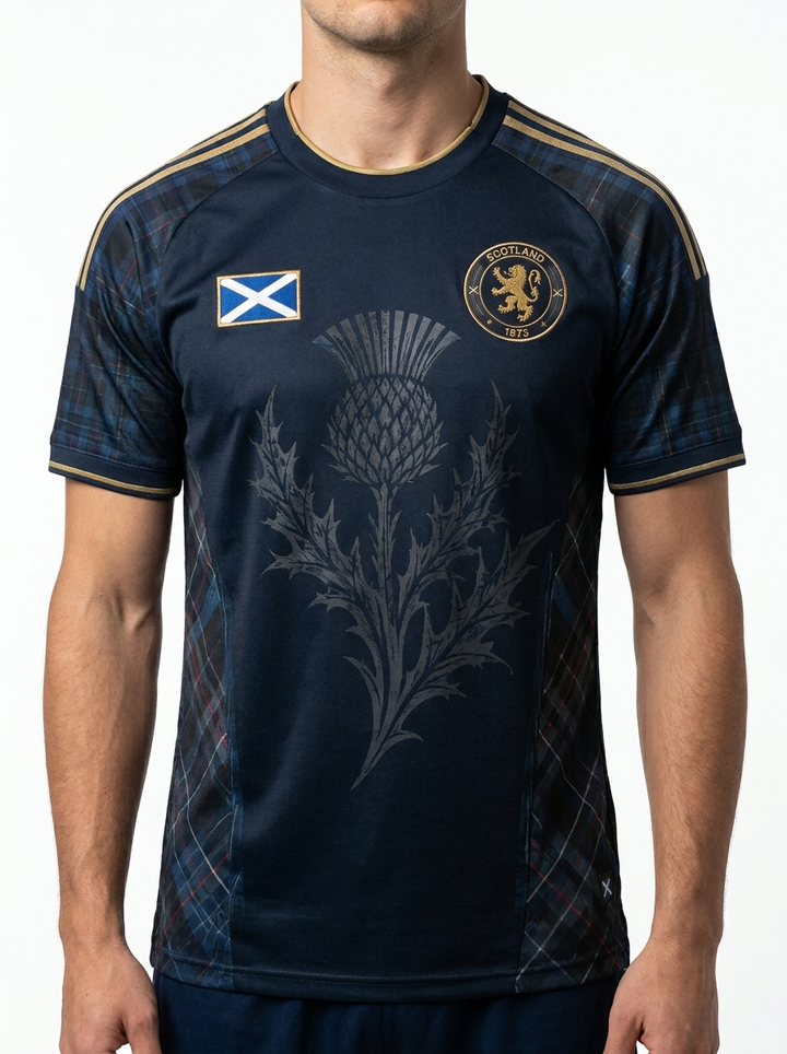 Men's UK Football Lover Scotland Printed short sleeve t-shirt