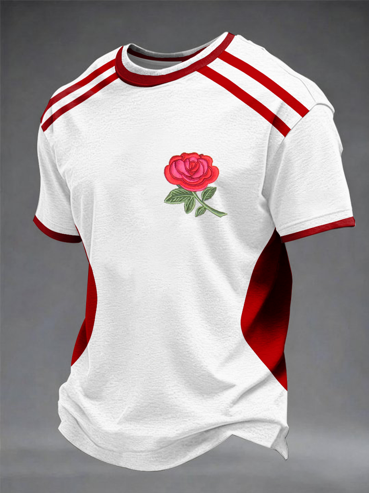 Men's England Rugby Lover Printed short sleeves t-shirt