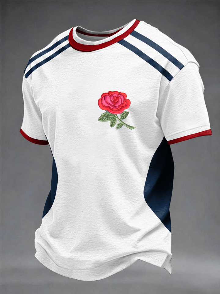 Men's England Rugby Lover Printed short sleeves t-shirt