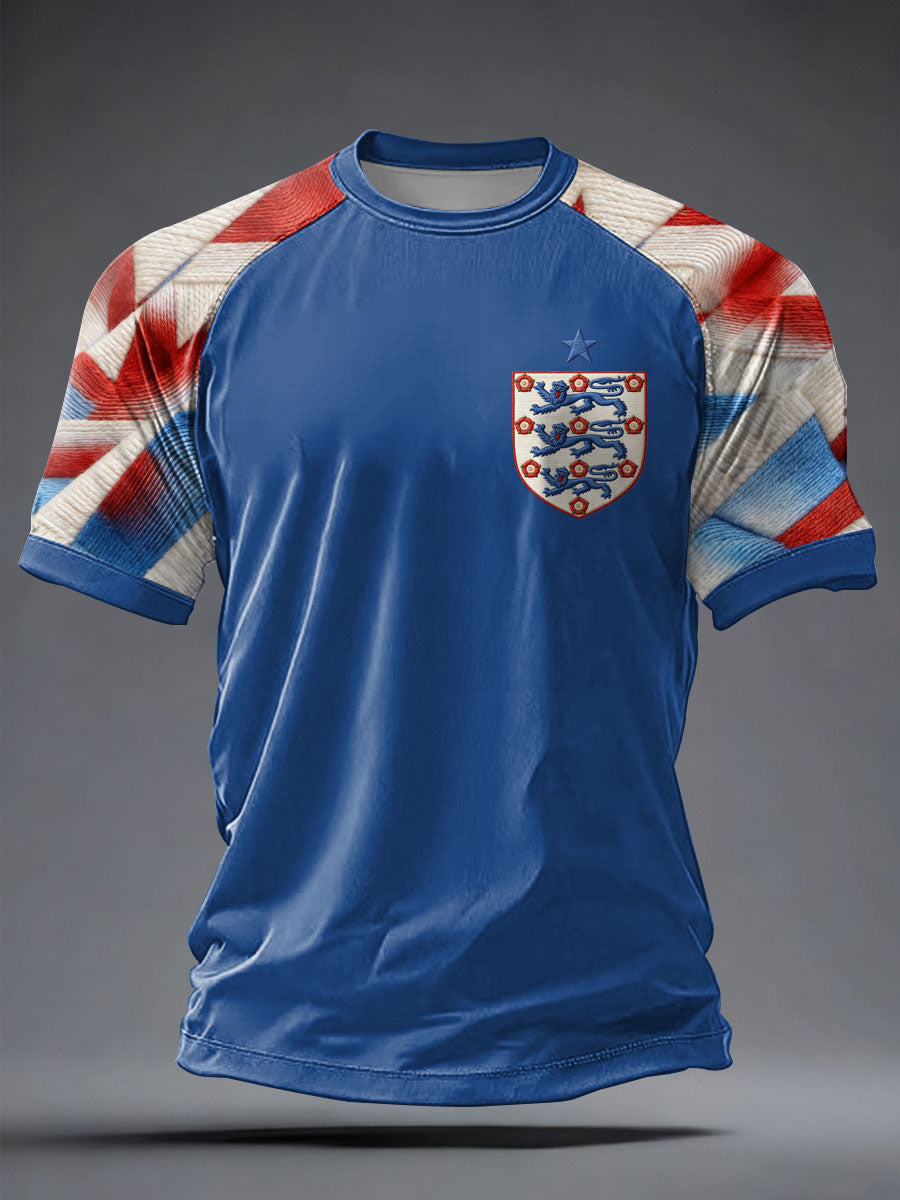 Men's UK Football Lover England Printed short sleeve t-shirt