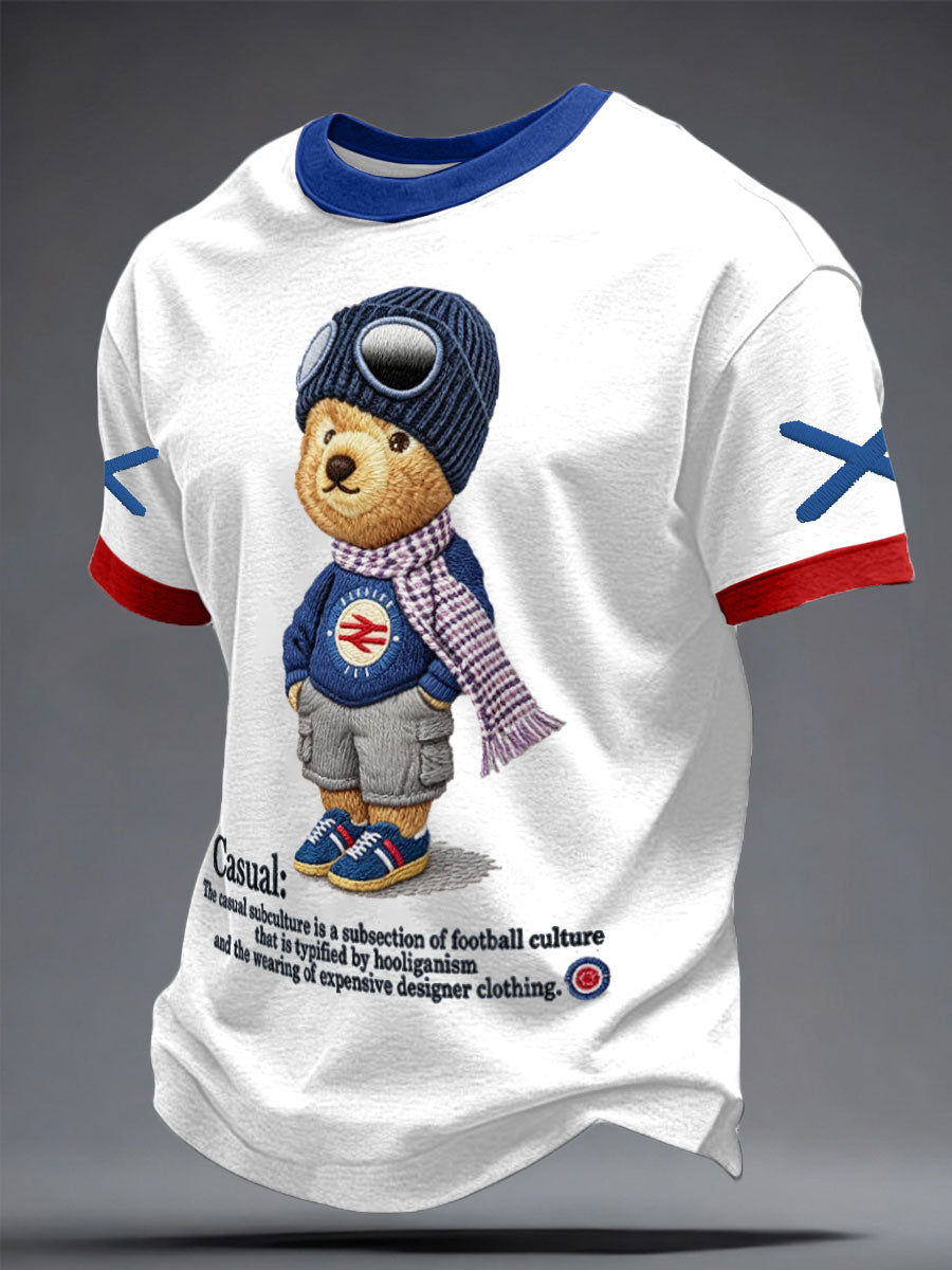 Men's Scotland Football Lover Printed T-Shirt