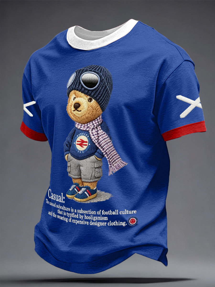 Men's Scotland Football Lover Printed T-Shirt
