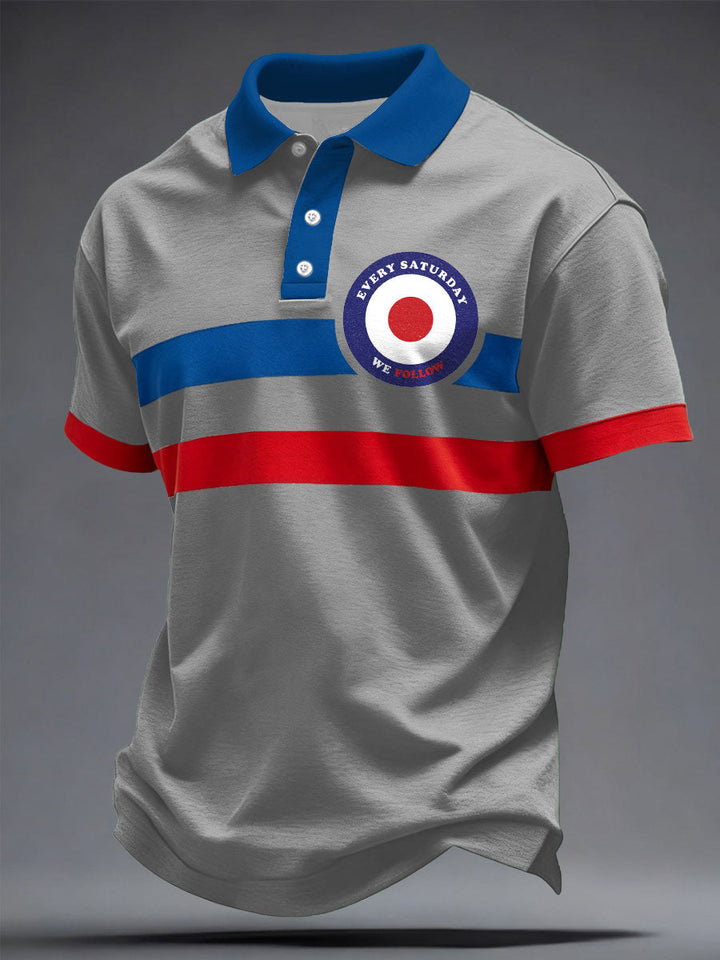 Men's Scotland Football Saturday Lover Printed Casual Tops