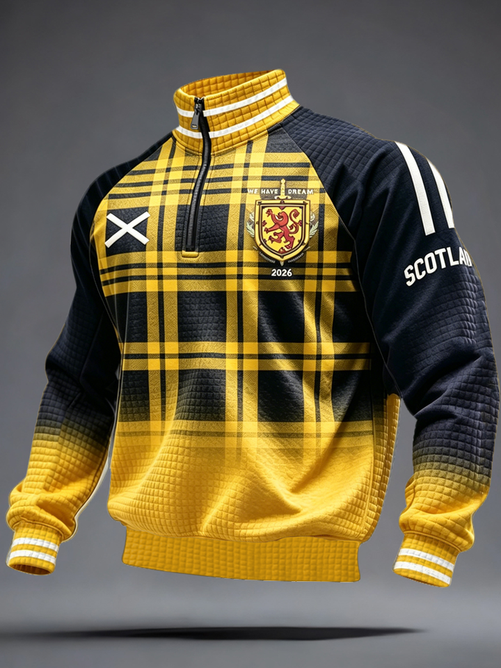 Men's UK Football Lover Scotland Printed Printed Sweatshirt