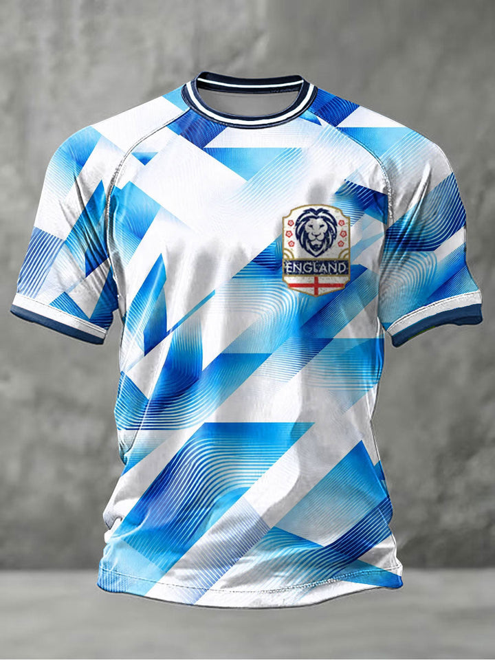 Men's UK Football Lover England Printed short sleeve t-shirt