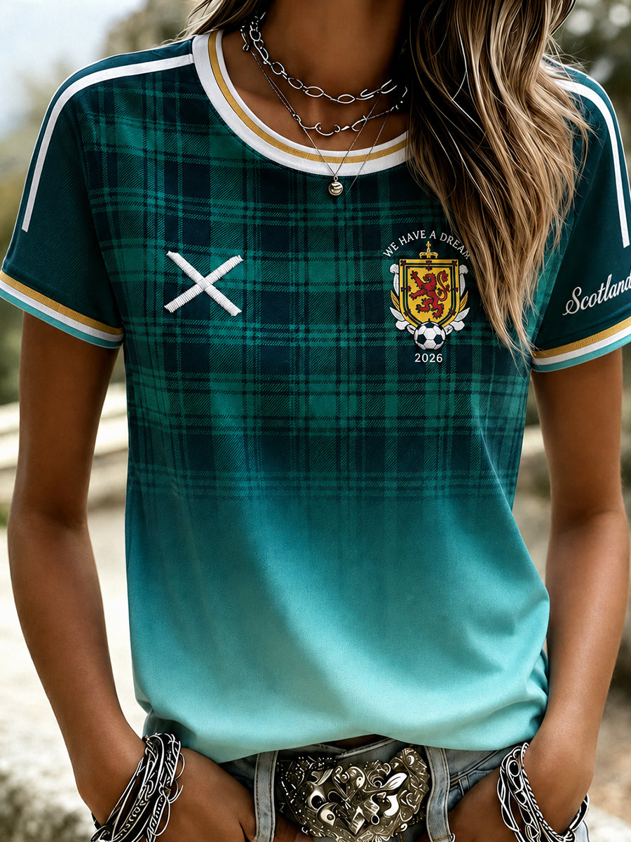 Women's Scotland Football Short-Sleeved T-Shirt
